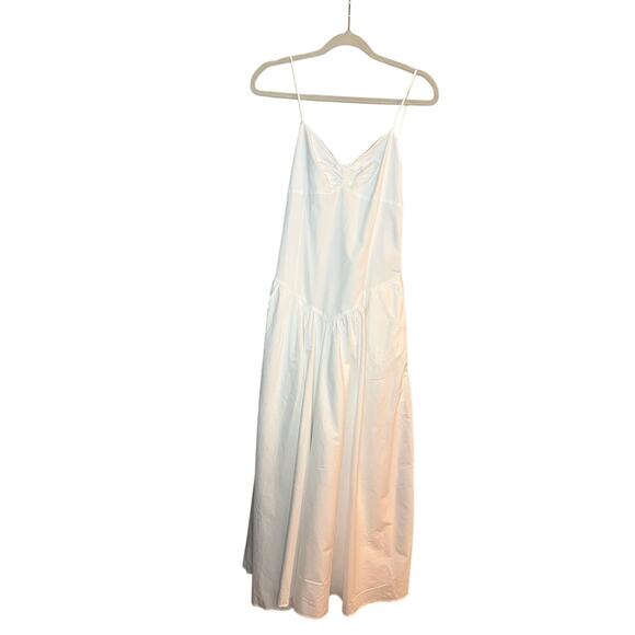 NWT- Zara STRAPPY GABARDINE DRESS-L - Picture 6 of 9